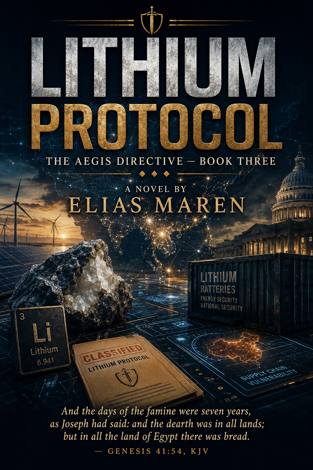 The Lithium Protocol book cover — The Aegis Directive Book Three