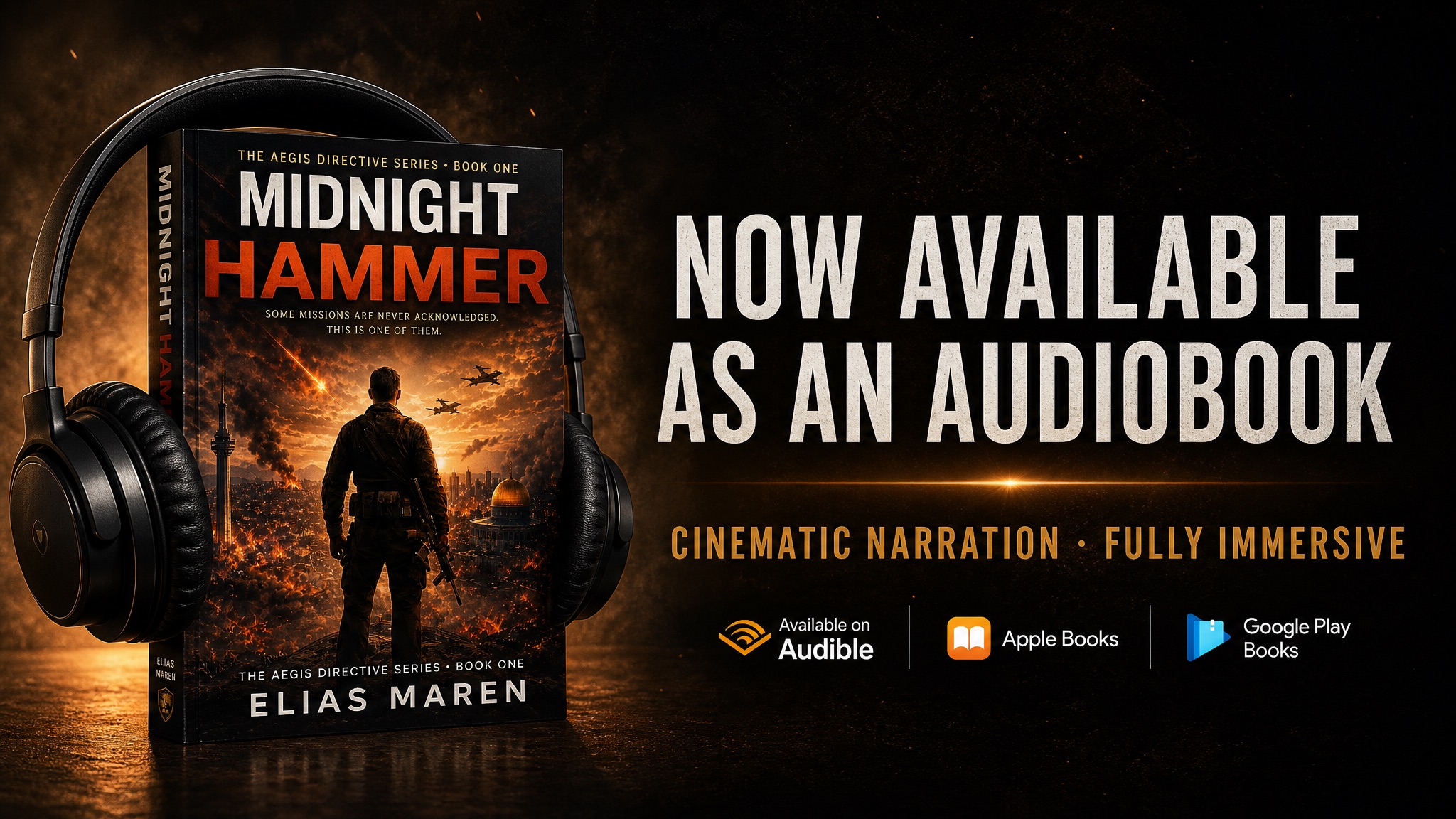 Midnight Hammer — Now Available as an Audiobook